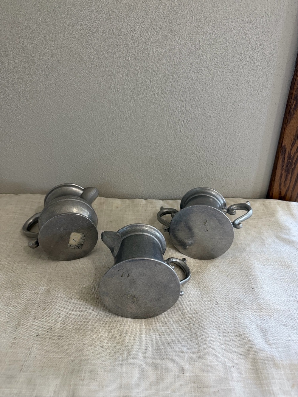 RWP Vintage Pewter Creamer and Sugar Set - Gray - Picture 6 of 6